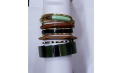 Set 10 bracelets résine / métal