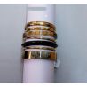 Set 7 bracelets métal et résine