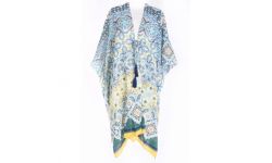 Kimono voile de coton avec lien
