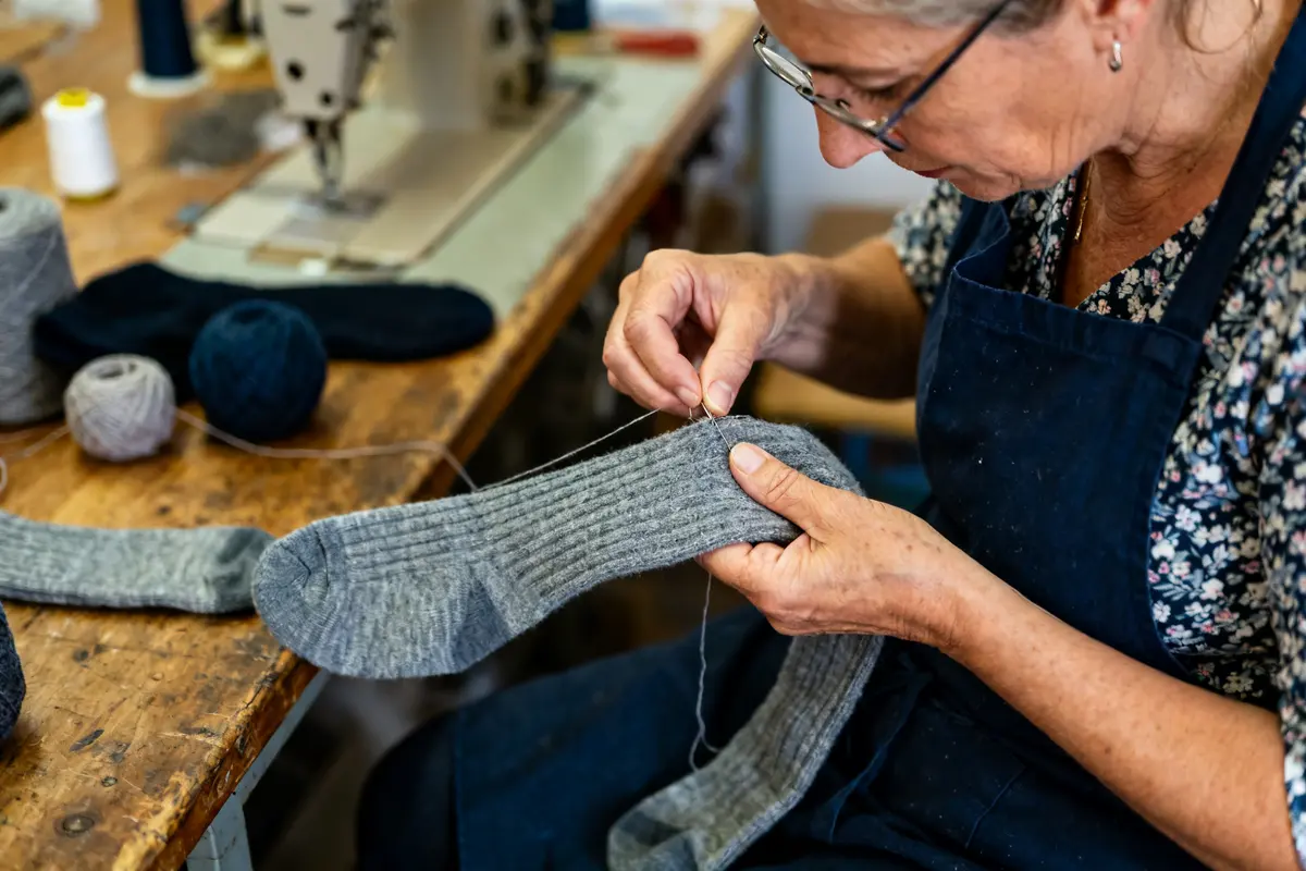 Berthe aux grands pieds : Chaussettes et collants made in France