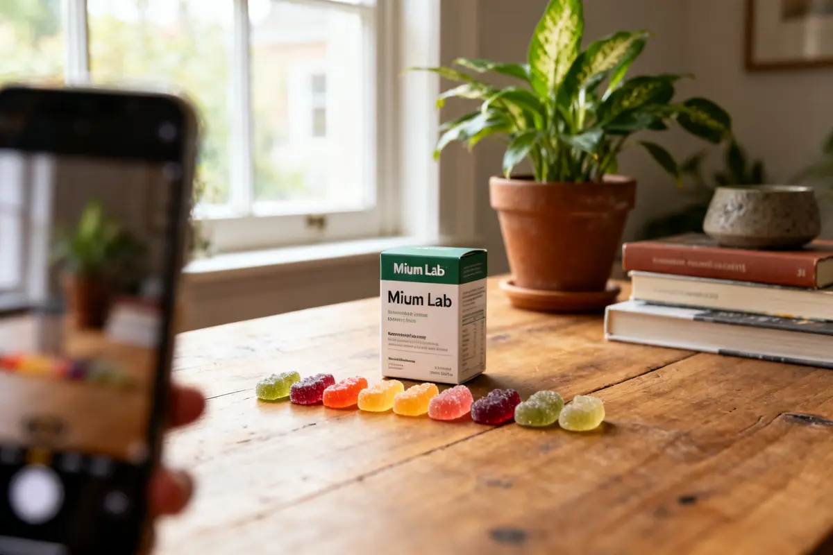 Mium lab gummies sans sucre : beauté, vegan et avis