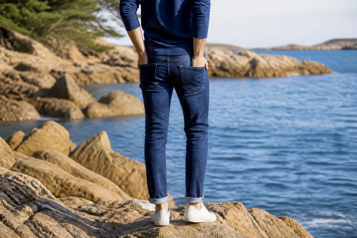 1083 jeans bio femme : styles droits et skinny à découvrir